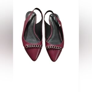 Coach Womens Pointed Toe Rodney Slingback Flats Sz 10